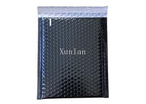 China Black Metallic Shipping Envelopes , 4 * 6 Inch Bubble Shipping Envelopes wholesale