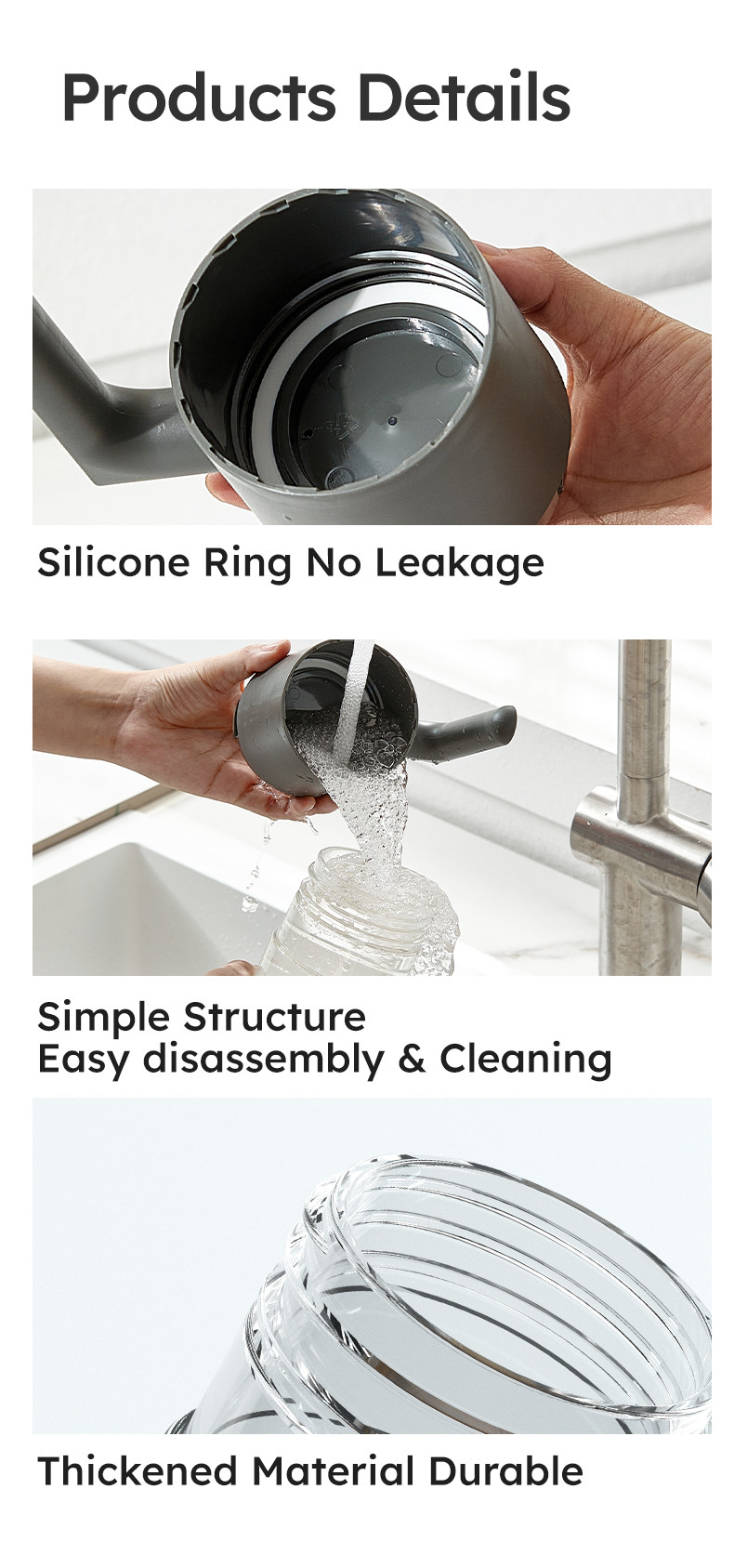 NEW 500 Ml/17oz Stainless Steel Lid Clear Vinegar And Olive Oil Bottle Dispenser Auto Flip Glass Oil Pot Container