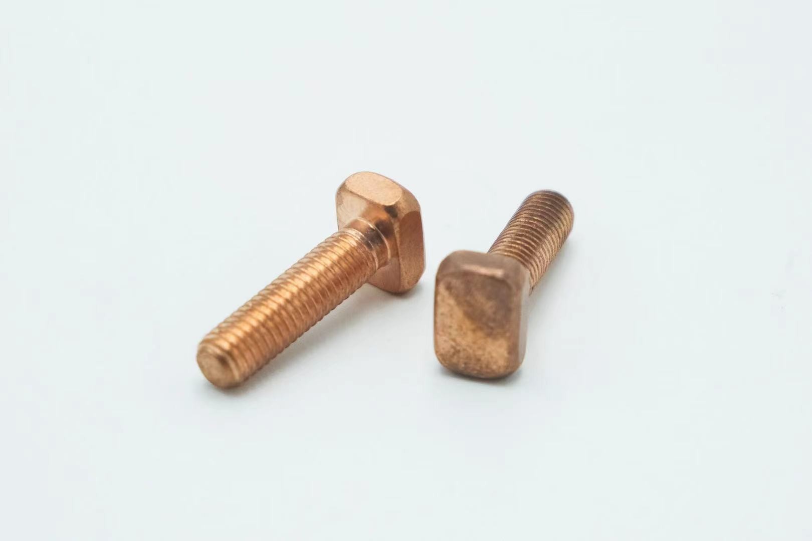 M8*30 Square Head T-Shaped Screw T-Shaped Copper Screw Golf Cart Conductive Screw