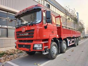China Red Lorry Truck 8x4 400Hp SHACMAN F3000 Truck Euro V wholesale