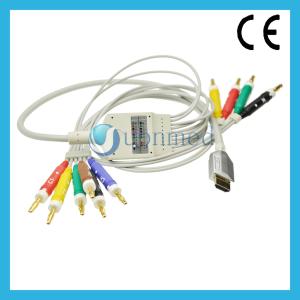 China HDMI One piece 10 lead EKG Cable with lead wires wholesale