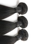 Real 3 Bundles Of Straight Virgin Hair Weave / Straight Human Hair Extensions