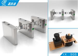 China Waist High Swing Gate Turnstile 304 Stainless Steel Bidirectional Direction wholesale