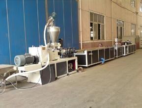 China WPC Production Line , W 600-1250mm PVC Door Plate Extrusion Line wholesale