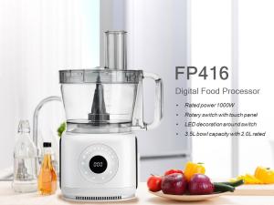 China 3.5L Bowl 1000W Digital Food Processor FP416 wholesale