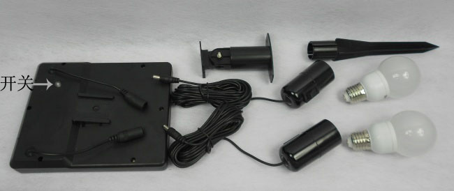Solar Led garden lightig for courtyard or road or grassland