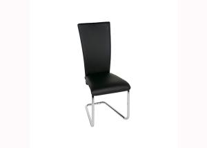 China 58cm Modern Luxury Dining Chairs With Electroplate Metal Leg wholesale