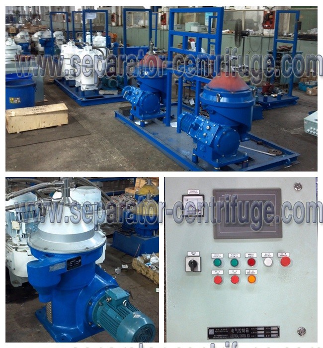 4000LPH Ship Oil Separator Modular System , High Speed Disc Stack Centrifuges
