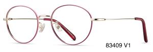 China Women Flexible Eyeglass Frames Retro Round Glasses Metal Optical Frames wholesale