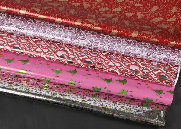 Extra Wide Foil Wrapping Paper Rolls Luxury Yellow Red Coloured Decorative