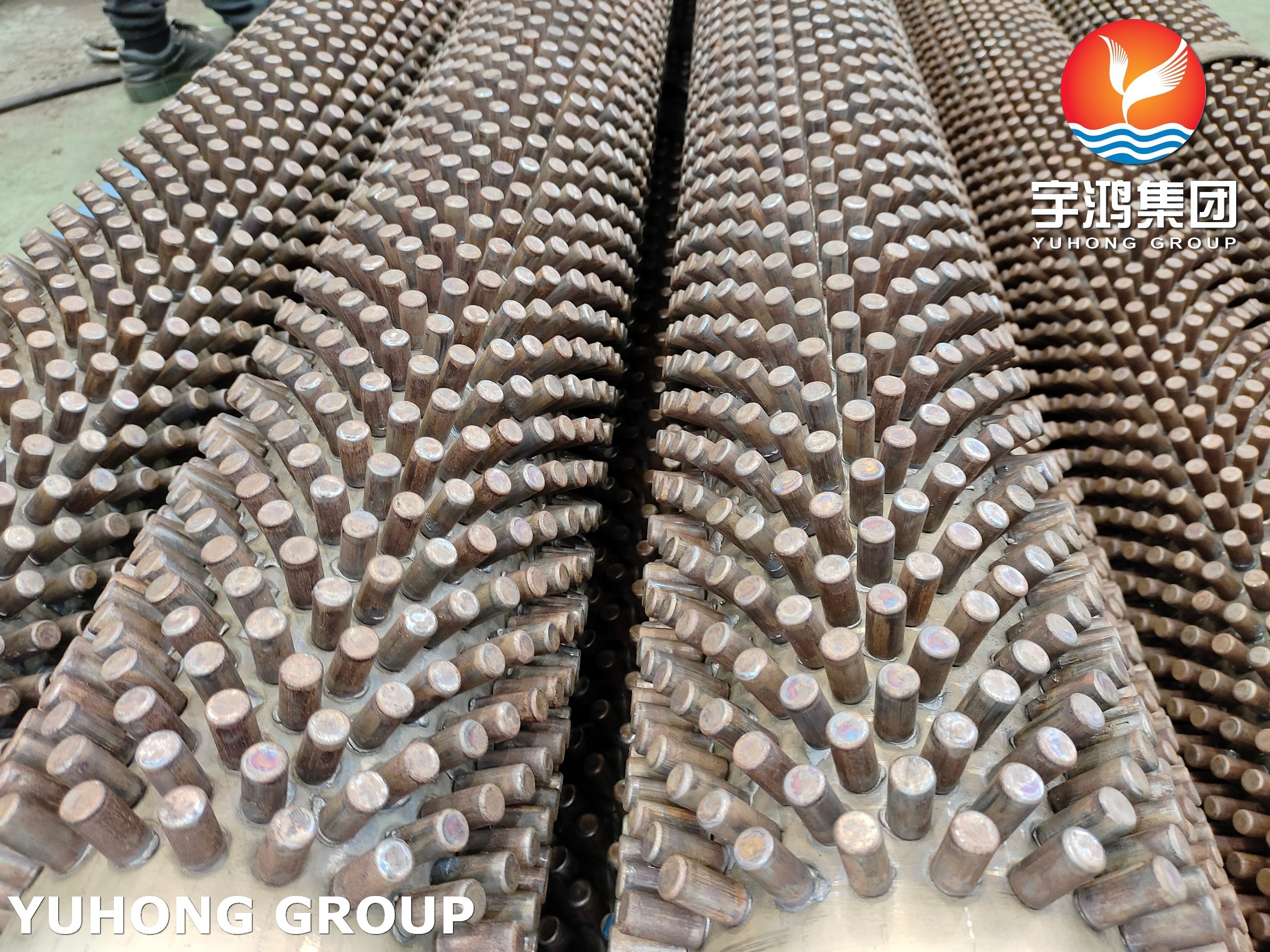 ASME SA312 Stainless Steel 304 Studded Tube , For Shell-and-tube Heat Exchanger