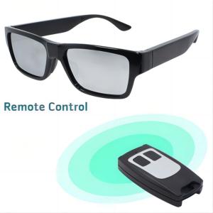 China FUll HD 1080P Spy Video Sunglasses With 80 Degree Curvature Lens Evidence Collection wholesale