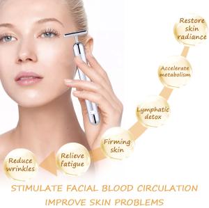 China 6000VPM AA Dry Cell Vibration 24k Beauty Bar Face Massager wholesale