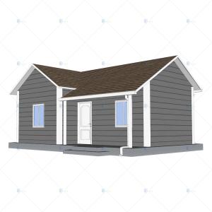 China Heya-B02-B China best selling prefabricated apartment contractor 1 bedroom prefab house wholesale