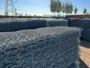 China Woven Economic Galfan Stone Cages 2.2mm Wire Diameter wholesale
