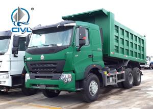 China EuroII A7 371 HP Dump Truck , 10 Wheels Sinotruk Dump Truck LHD 50 Tons tipper truck color option wholesale