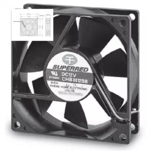 China 12V Vehicle Cooling Fan Ball Bearing / Sleeve Bearing 80x80x20 Fan wholesale