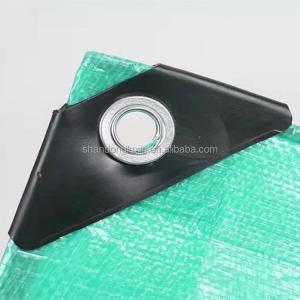China Stripe Outdoor Woven Tarpaulin Sheet 200Gsm Green Heavy Duty Tarpaulin for Pakistan wholesale