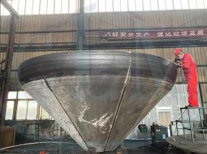 China CHA(60º) Stainless Steel Conical Tank Heads Length 50-1000mm on sale