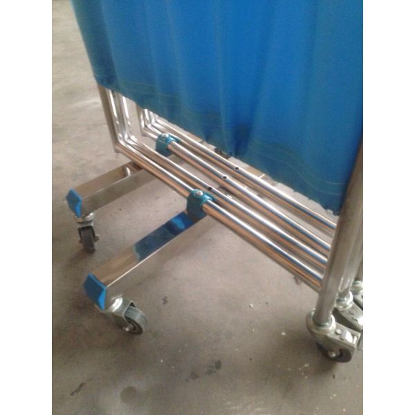 Waterproof Hospital Furniture Accessories Three Section Examination Patient Partition Screen