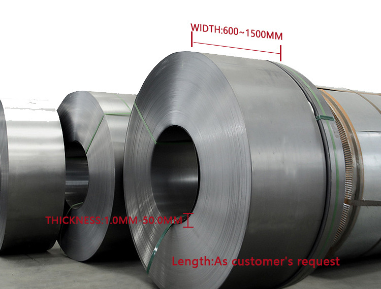Q235 Q235B Q345 Q345b Ss400 CRC HRC Ms Mild Cold Hot Rolled Carbon Steel Coils ASTM A36 Mild Steel Coil Customized Size China Hot Rolled Black Carbon Steel Coi