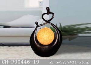 China Fiberglass Led Light Indoor Water Fountain With Lighting Ball wholesale