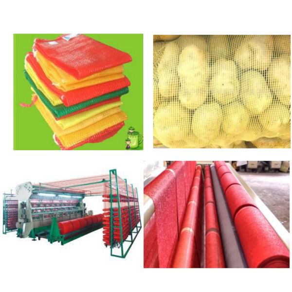 Mesh Bag Fruit Vegetable Double Needle Bed Raschel Machine hair Anti Hail Net
