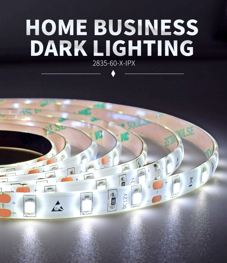 Foldable SMD 3528 LED Strip Light 60 Leds M DC 24V LED Decoration Rope Lamp