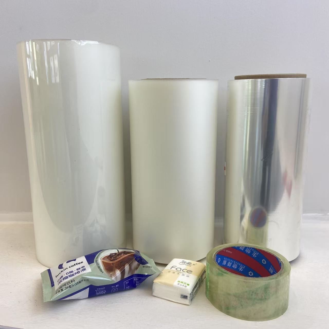 20 25 30 Micron Clear BOPP Polypropylene Film Flexible Transparent Printing Film