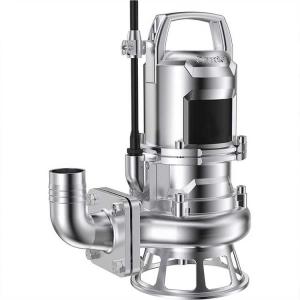 China 10hp 316 Cast Stainless Steel Blow Down Treatment Submersible Sewage Pump Acid And Alkali Resistant wholesale