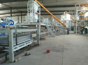 China CE Wall Panel Equipment , 2 - 24mm Thickness Magnesium Oxide Board Production Line wholesale