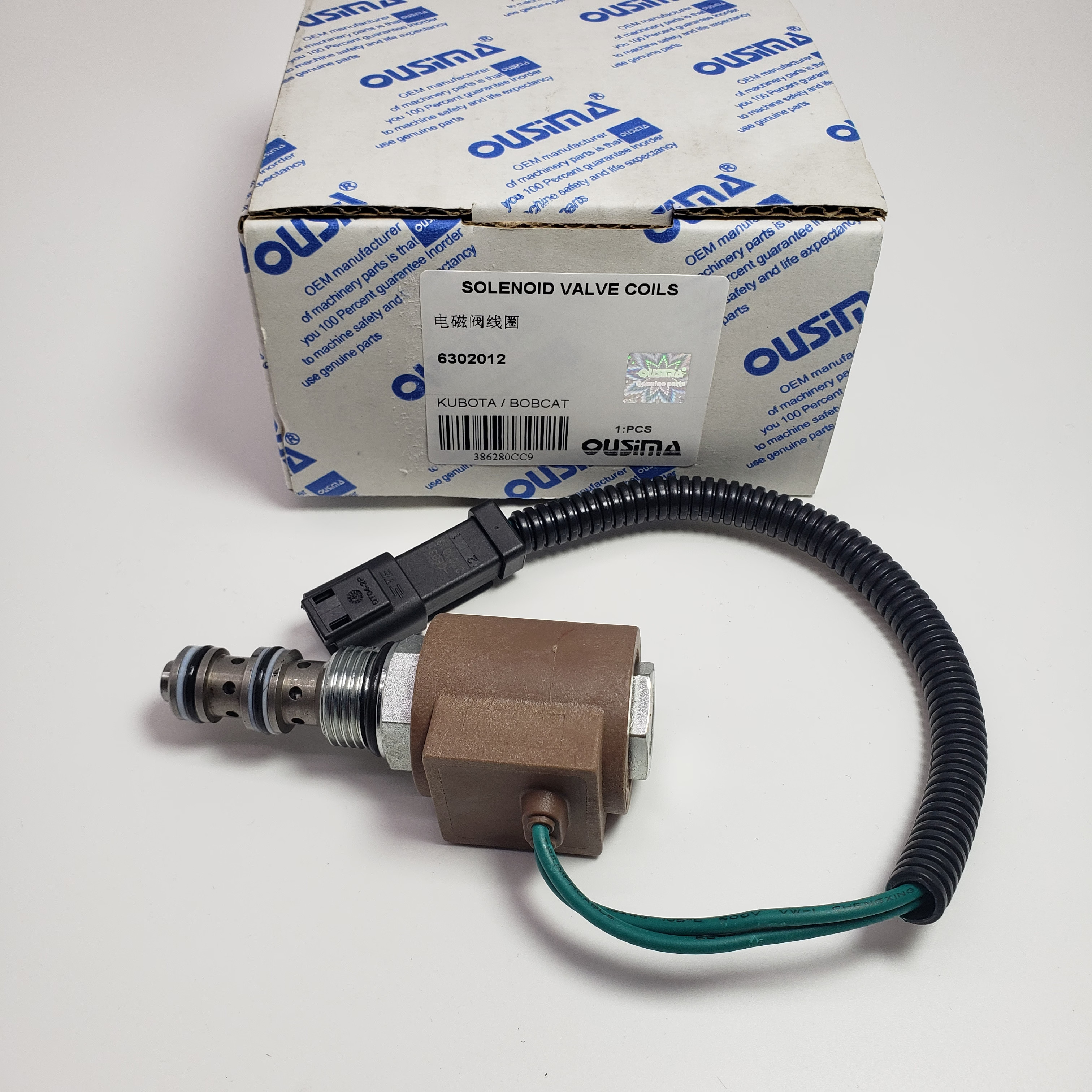 Eletrical Part Solenoid Valve Coils 6302012 For KUBOTA BOBCAT