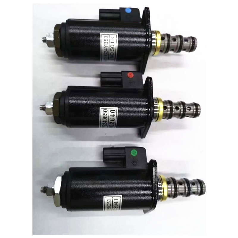 SK200-8 Hydraulic Pump Solenoid Valve YN35V00051F1 KWE5K-31/G24YB50