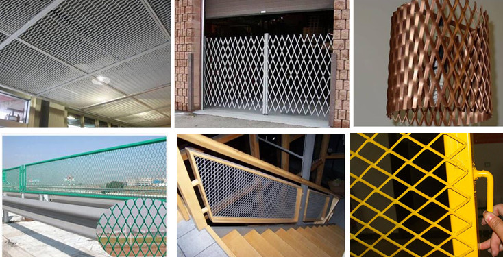 Galvanized Expanded Metal Mesh Diamond Opening 1.188x2.5 Inch