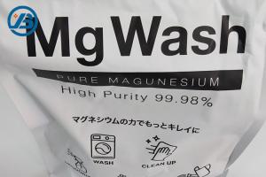 China High Solubility Magnesium Prill Beads For Kangen Water Bag / Laundry Media wholesale