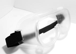 China Crystal Vision Protective Medical Safety Glasses OTG Design Respiratory Droplets wholesale
