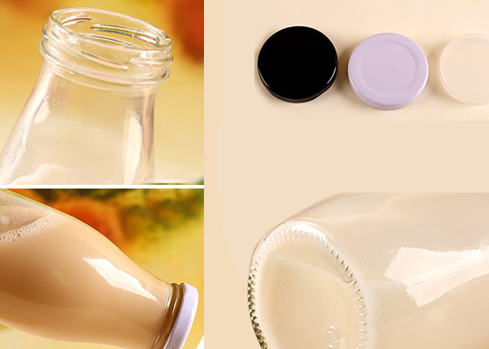 Clear Glass Beverage Bottles 200ml 250ml 500ml 1000ml OEM Service