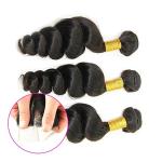 Thick 18 Inch Loose Curly Hair Extensions , Raw Indian Loose Curly Hair