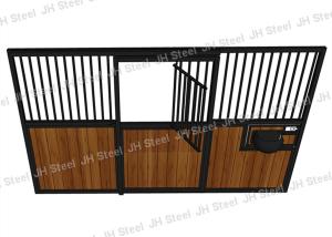 China Hdpe Infilled Temporary Horse Steel Stall , 12 Foot Horse Stall Fronts wholesale