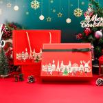 Cardboard Hardcover Christmas Packaging Boxes Any PMS Color
