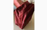Red Large Size Travel Packing Organisers Inner Net Pocket Embroidery Printing