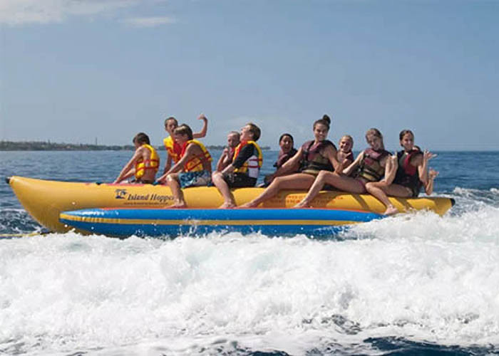 Custmozied Banana Boat Water Sport Inflatable Floating Water Toys Fun For Adults