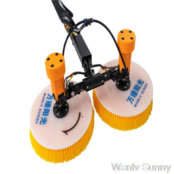 Electric Double-Head Brush for Photovoltaic Panel Cleaning 1 Year After-sales