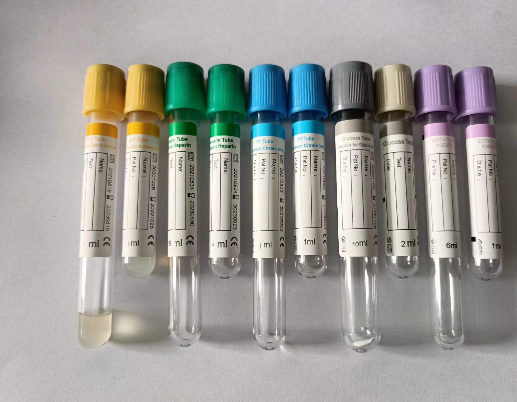 Automatic Vacuum Blood Collection Tube Disposable Medical vacuum blood colletion tube