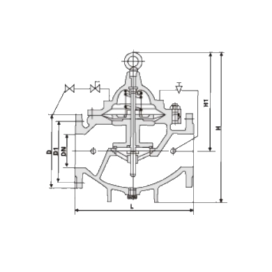 100X Series Hydraulic Automatic Float Control Valve With Flanged Connection
