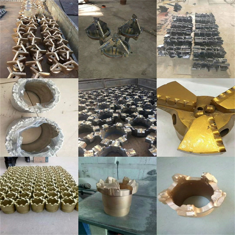 PDC Concave Non-Core Drill Bit 3wings/4wings/5wings for Water Well