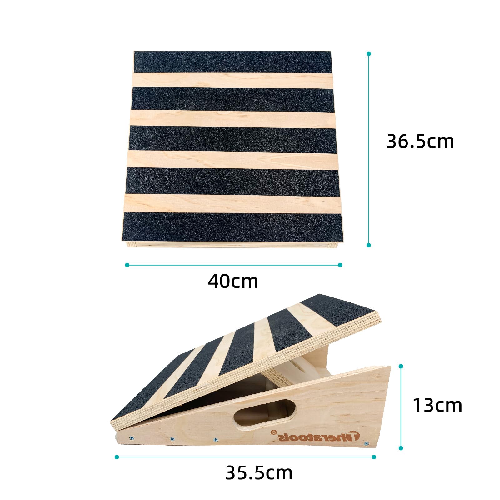 Professional Adjustable Calf Stretcher Multi-gear calf Achilles tendon exercise standing Wooden Slant Board