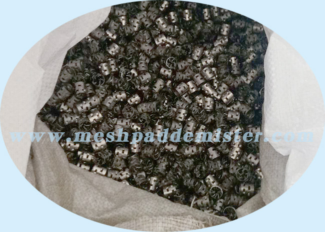 16 Mm 316L Metal Pall Ring Random Tower Packing