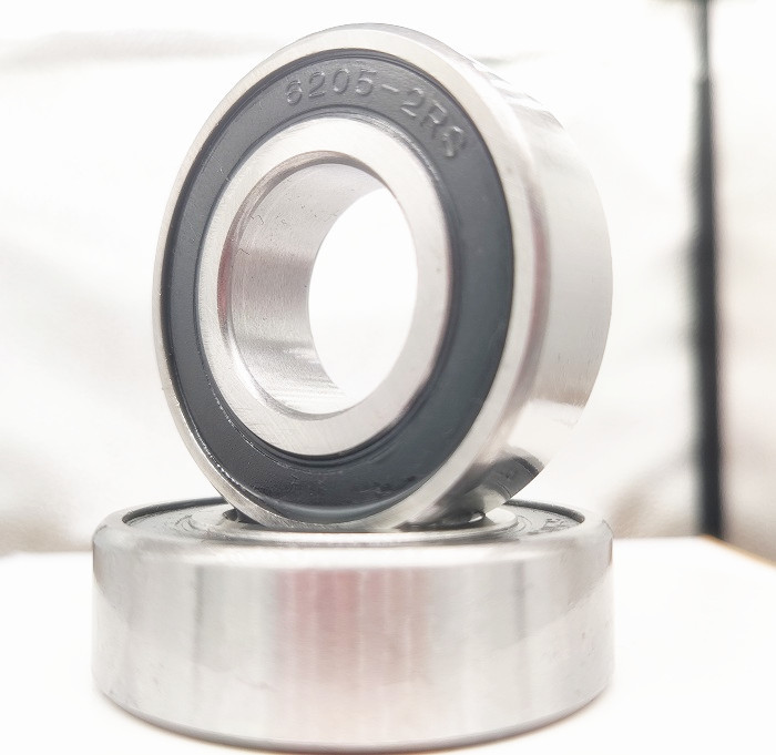 Chrome Steel 2RS Radial Deep Double Groove Ball Bearing 6205 zz c3