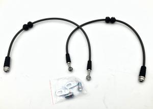 China BMW 65cm Steel Braided Brake Hose Recessed Nozzle With Concave Mouth wholesale